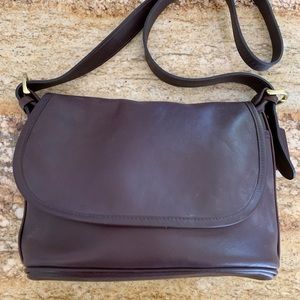 Vintage Coach Saddle Bag.